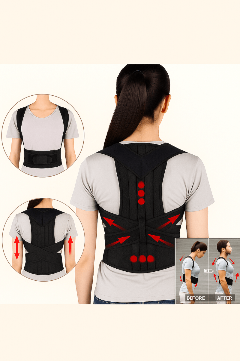 RIZZ Posture Corrector Belt — Premium Back Support for Daily & Medical Use - RIZZ