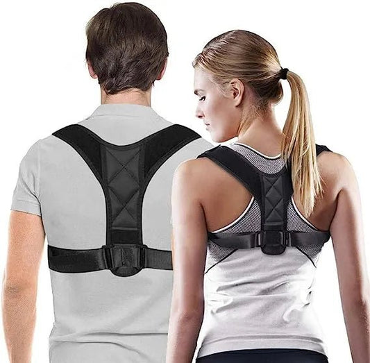 Body Posture Corrector Belt - Shoulder Support Relief And Back Pain Relief Belt - Adjustable Posture Support Brace For Men And Women Back Belt Lumbar Support Straight Corrector Back Pain Relief Shoulder - RIZZ