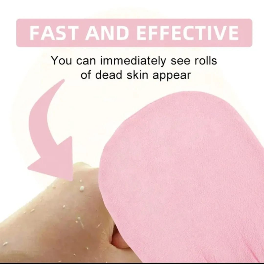Exfoliating Gloves Massage Mitt Back Scrubber Dead Skin Remover Moroccan Exfoliating Gloves - RIZZ